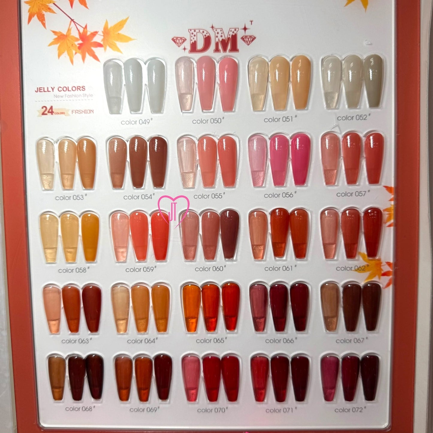 DM JELLY GEL POLISH COLORS - AUTUMN - JTessentials