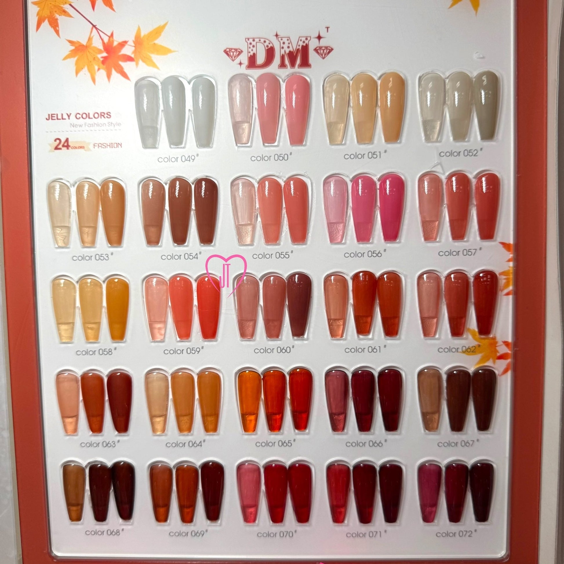 DM JELLY GEL POLISH COLORS - AUTUMN - JTessentials