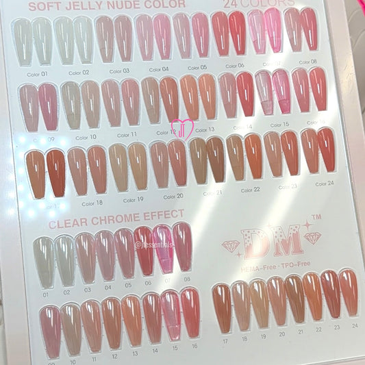 DM SOFT JELLY NUDE - GEL POLISH COLORS - JTessentials