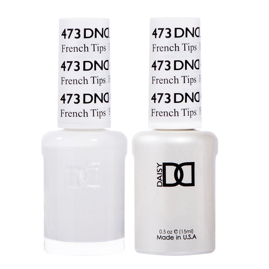 DND 473 French Tip – Classic White Gel Polish Duo for French Manicures & Nail Art - JTessentials