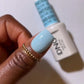 DND 529 Blue River – Soothing Blue Gel & Regular Polish Duo | Long - Lasting Salon Finish - JTessentials