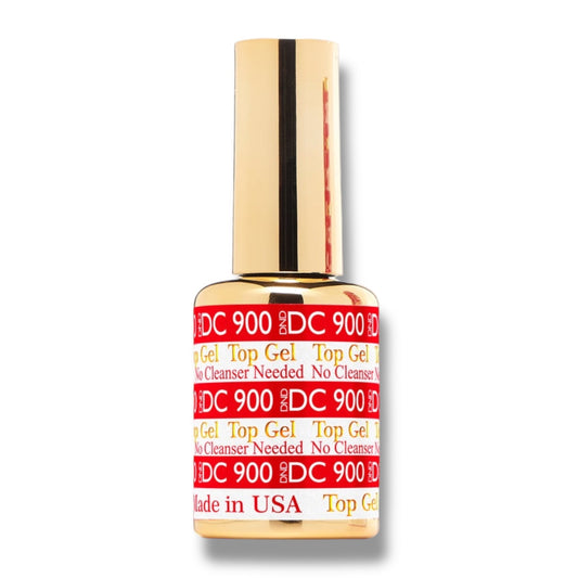 DND DC No Cleanse TopCoat 900 – High - Gloss, Long - Lasting Finish | Gel Nail Top Coat - JTessentials