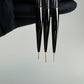 Double - End Detail Liner Brushes (3 - Piece Set) - Fine Liner & Art Brush Combo for Precision Nail Art - JTessentials