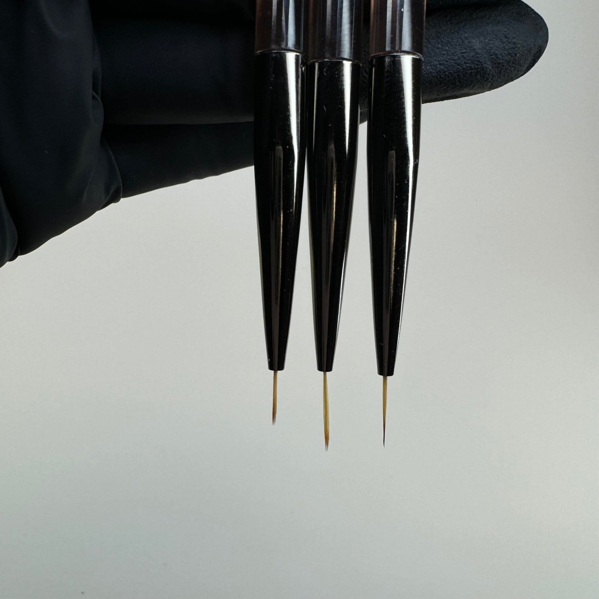 Double - End Detail Liner Brushes (3 - Piece Set) - Fine Liner & Art Brush Combo for Precision Nail Art - JTessentials