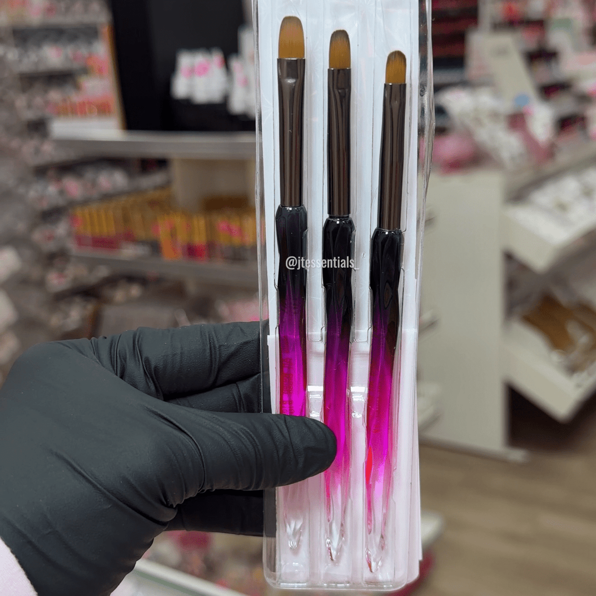 Flat head Nail Brush Set - 3 Pcs - JTessentials
