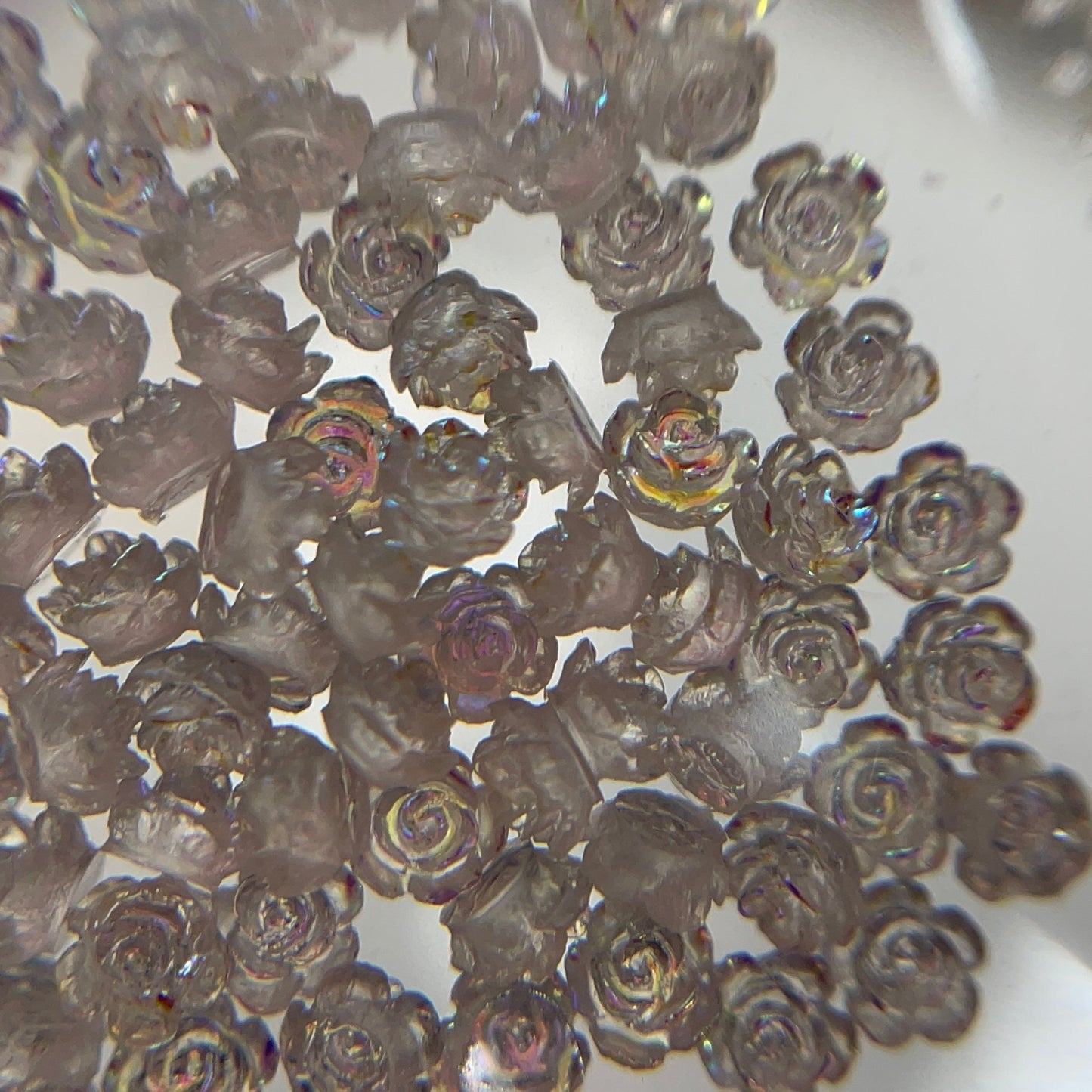 Flower little resin clear color - JTessentials