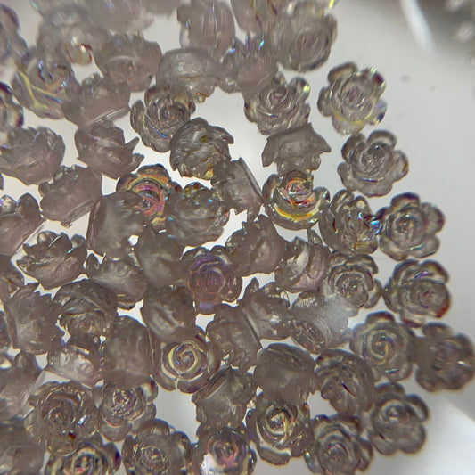 Flower little resin clear color - JTessentials