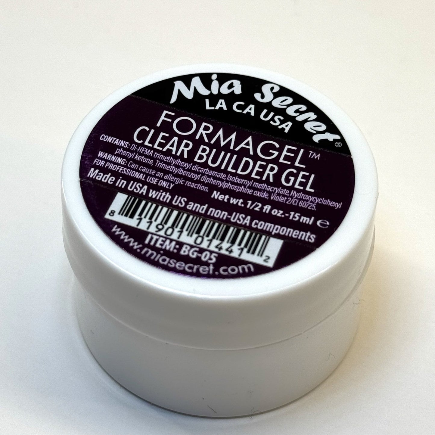 FORMAGEL Clear Builder Gel - Mia secret 1/2 oz - JTessentials