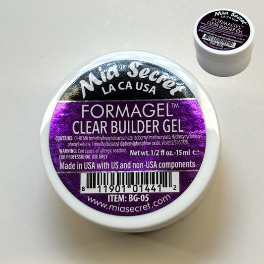 FORMAGEL Clear Builder Gel - Mia secret 1/2 oz - JTessentials