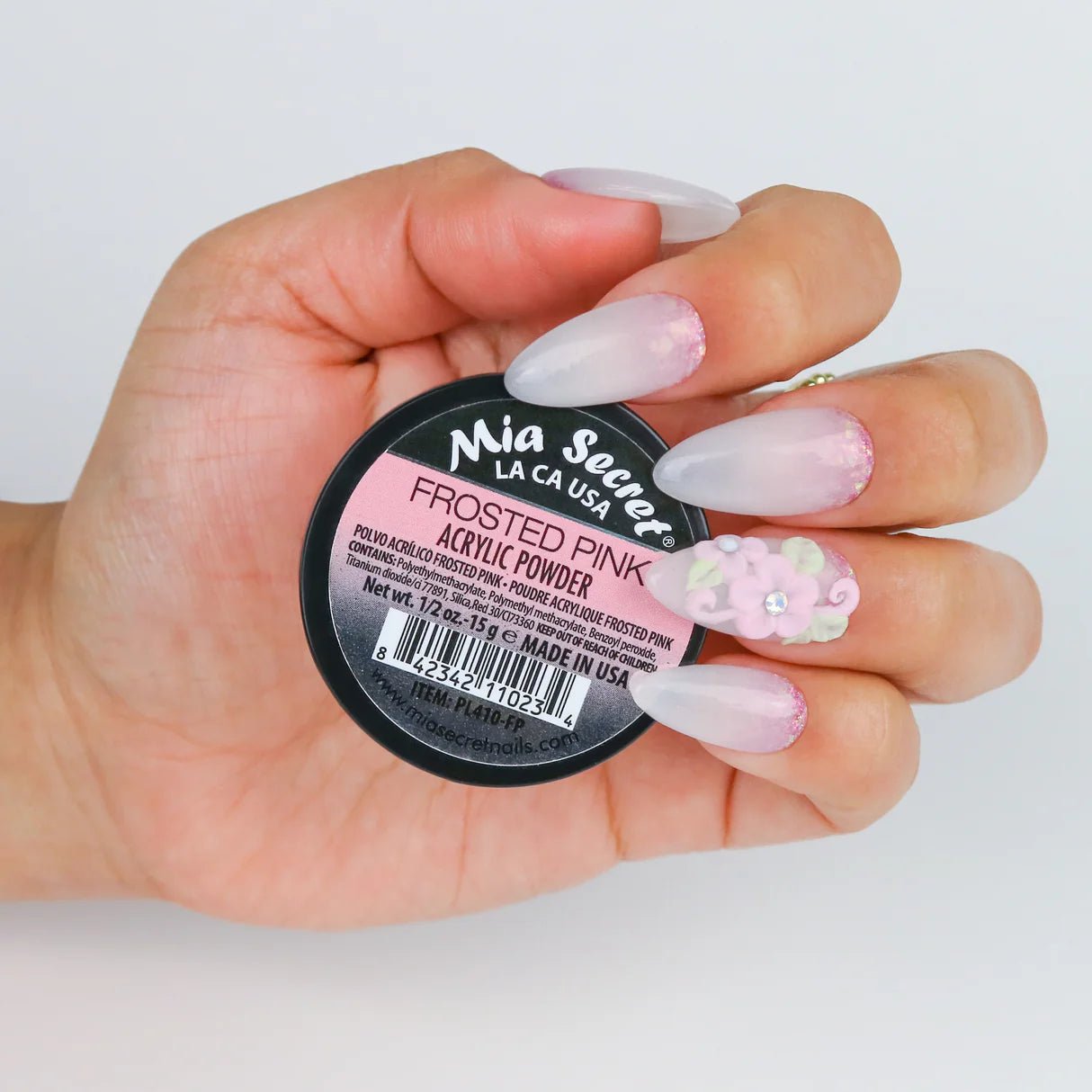 Frosted Pink acrylic powder- Mia Secret - JTessentials