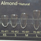 Full Cover Soft Gel Nail Extensions – 15 Sizes Box (Almond - Natural ) - JTessentials