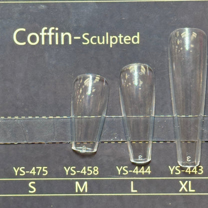 Full Cover Soft Gel Nail Extensions – 15 Sizes Box (Coffin - Sculpted) - JTessentials