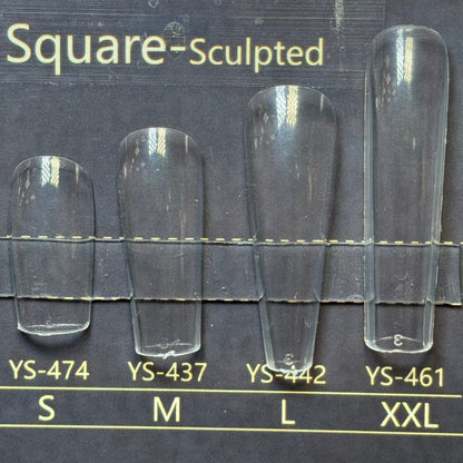 Full Cover Soft Gel Nail Extensions – 15 Sizes Box (Square Sculpted) - JTessentials