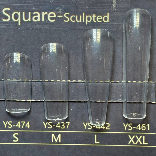 Full Cover Soft Gel Nail Extensions – 15 Sizes Box (Square Sculpted) - JTessentials