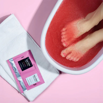 Gel - Ohhh! Jelly Spa Pedicure – Rose Water 2 - Step Jelly Foot Soak | Hydrate, Detox & Glow | AvryBeauty Vegan Spa Kit - JTessentials