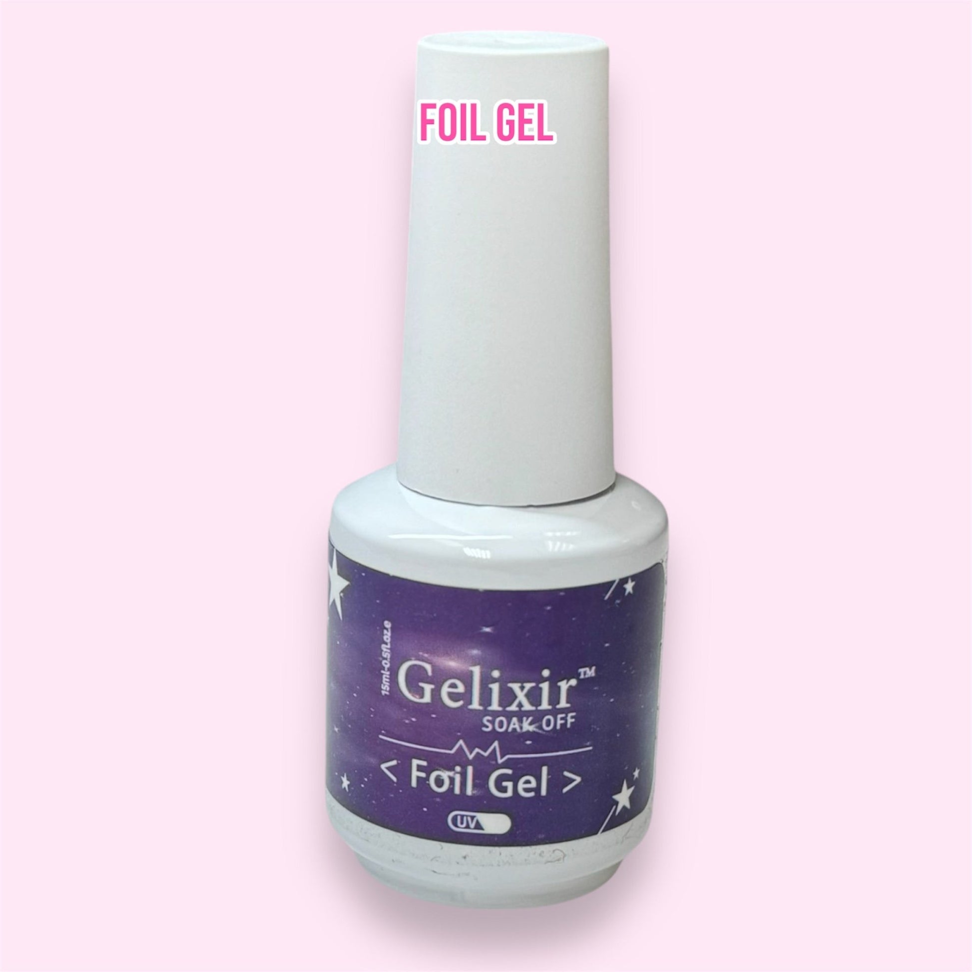 Gelixir Foil Gel – Nail Art Transfer Gel for Easy Foil Application | - JTessentials