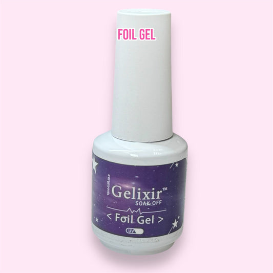 Gelixir Foil Gel – Nail Art Transfer Gel for Easy Foil Application | - JTessentials