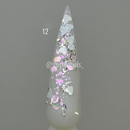 Glitter Valentine Nail Charms Mix - JTessentials