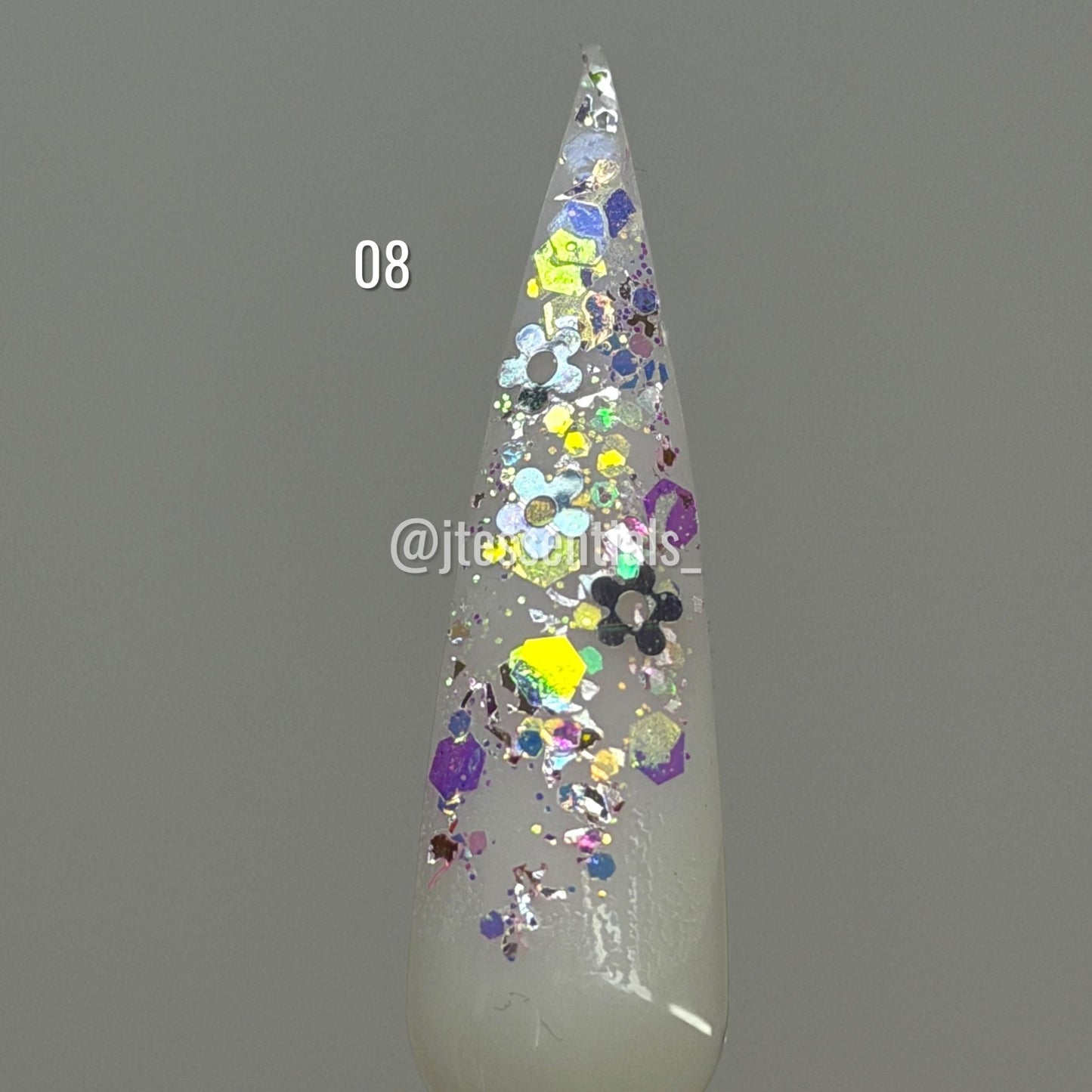 Glitter Valentine Nail Charms Mix - JTessentials