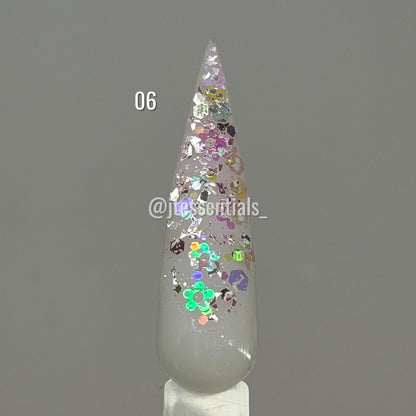 Glitter Valentine Nail Charms Mix - JTessentials
