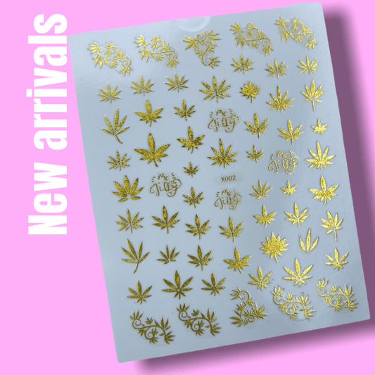 GOLD 420 plant sticker - JTessentials