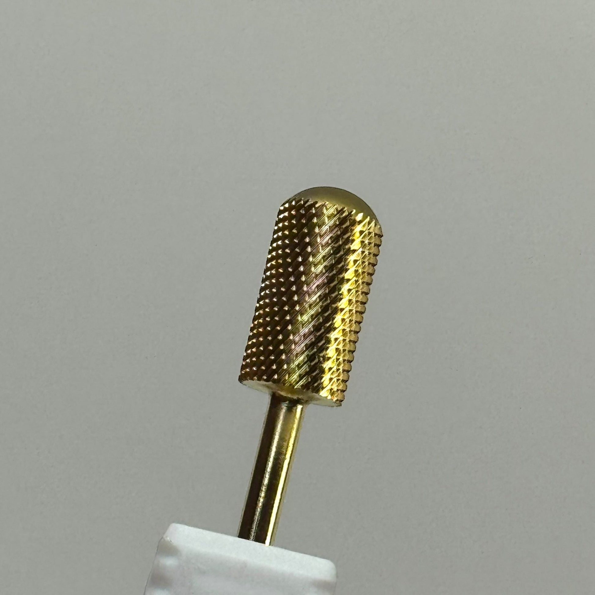 Gold Safety Nail Drill Bit Medium – Carbide Barrel for Acrylic & Gel - JTessentials