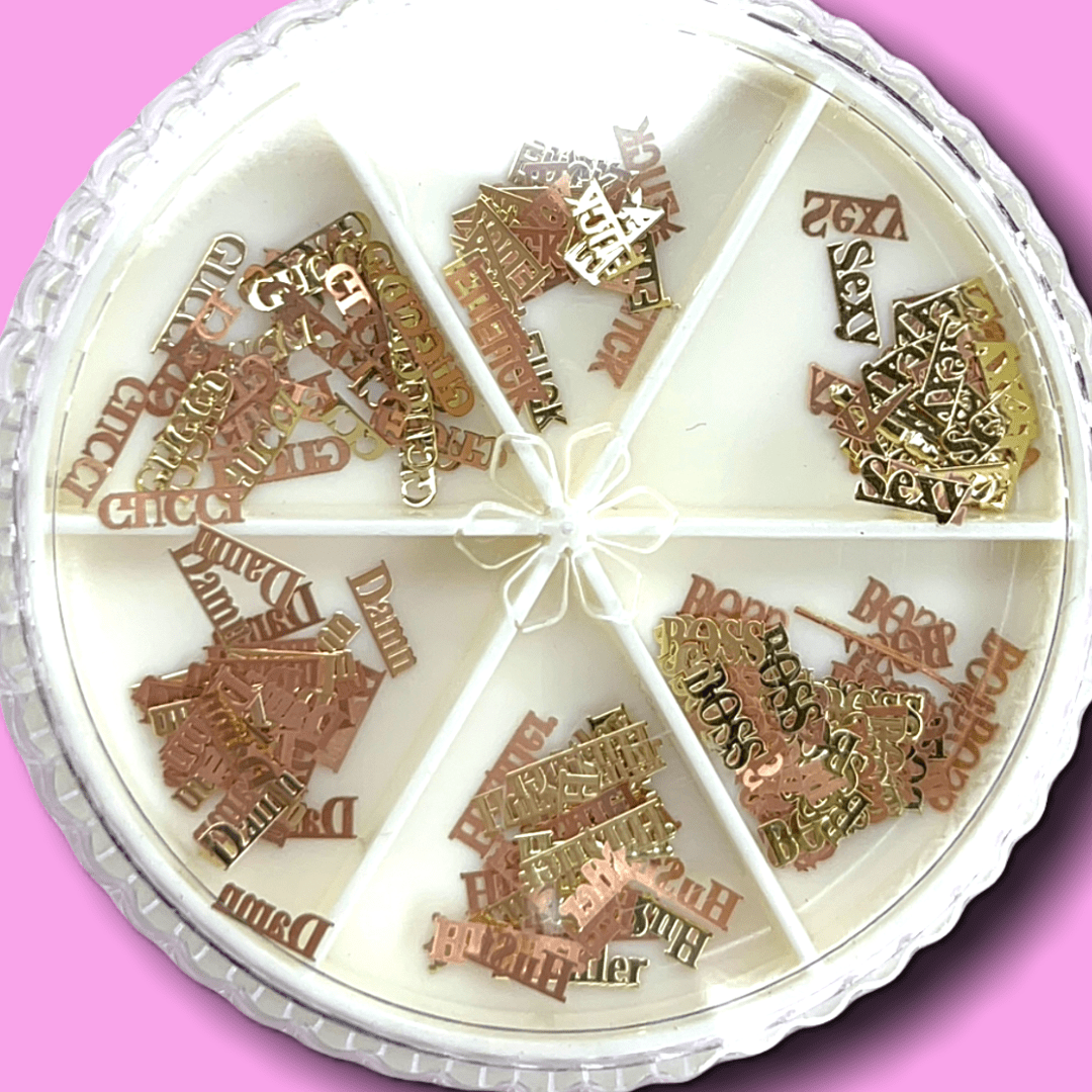 Gold Slice 6 grit•Trendy Decal Box - JTessentials