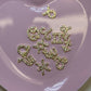 GOLD - Zodiac Nail Charms – 12 Astrology Sign Charms for Nail Art - JTessentials