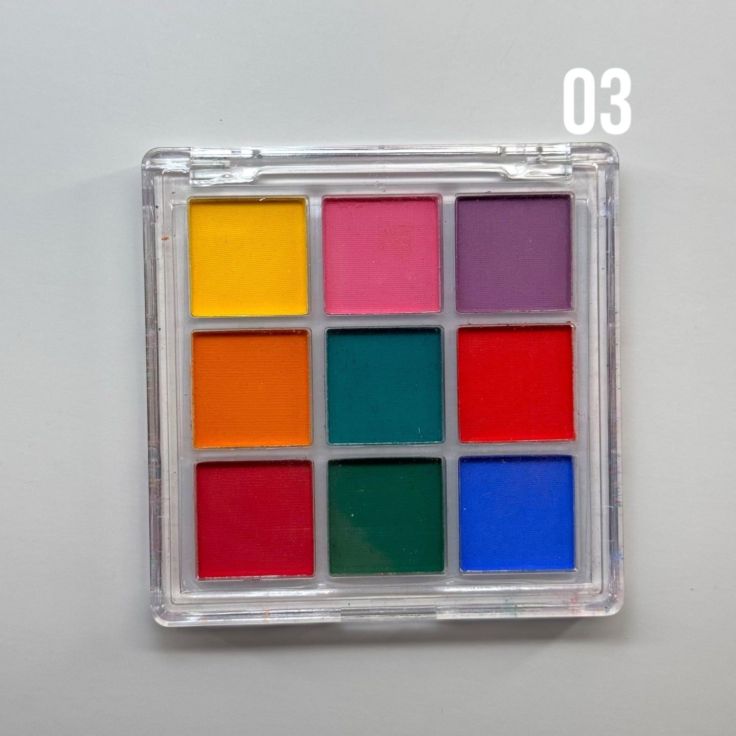 Gradient Powder Palette for Nails – 9 - Color Ombré Airbrush Effect Pigment Set W/ Brush - JTessentials