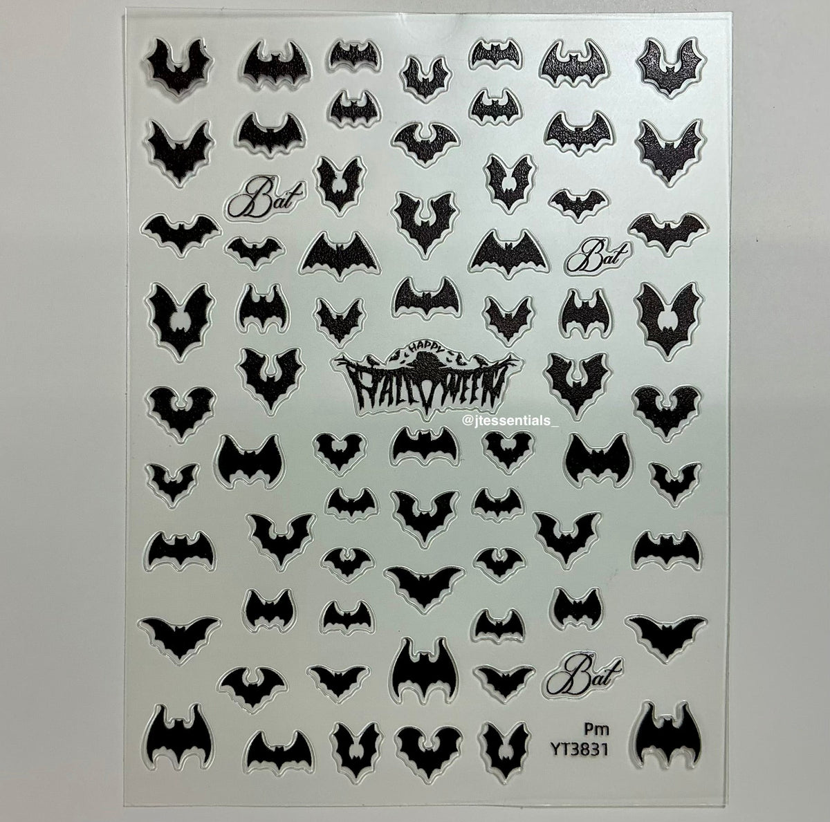 Halloween Black- Nail sticker - JTessentials