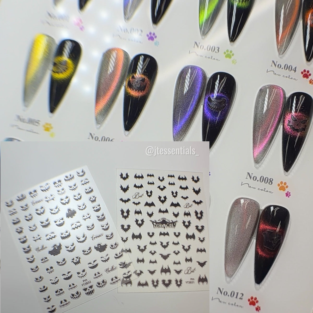 Halloween Black- Nail sticker - JTessentials