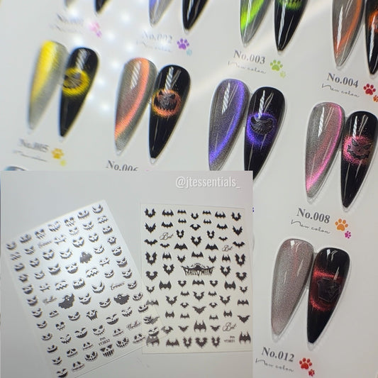 Halloween Black- Nail sticker - JTessentials