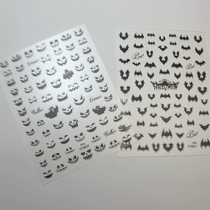 Halloween Black- Nail sticker - JTessentials