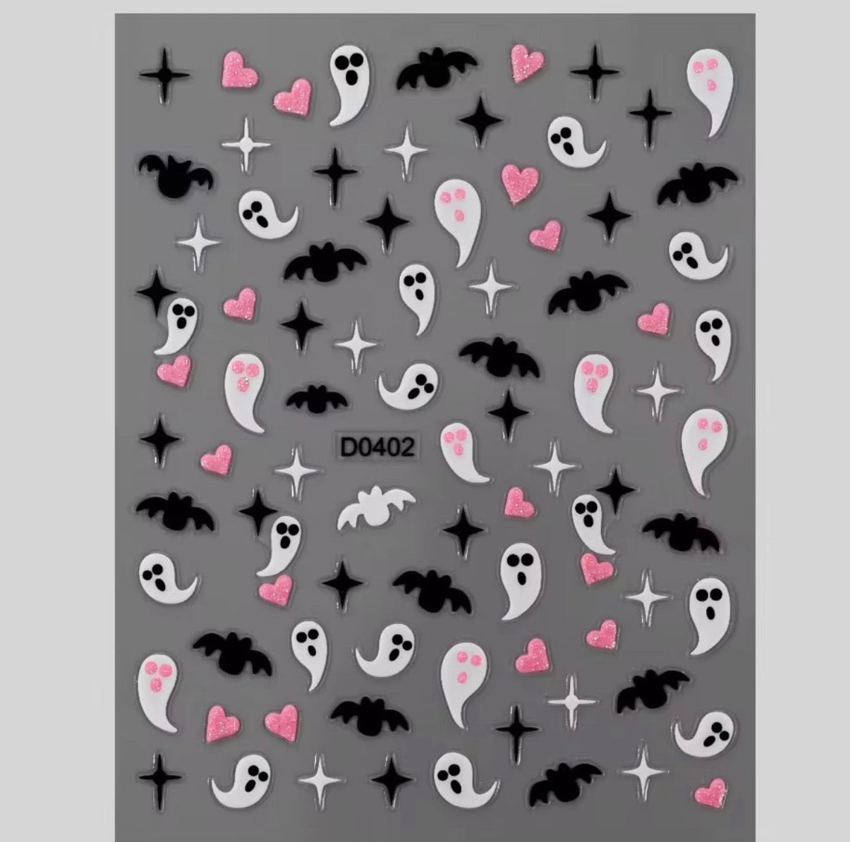 Halloween ghost pink sticker -D0402 - JTessentials