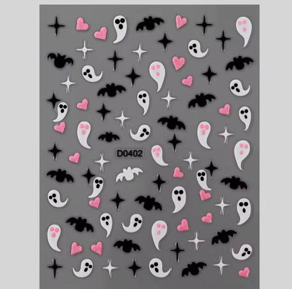 Halloween ghost pink sticker -D0402 - JTessentials
