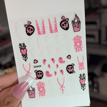 Halloween pink sticker -D0404 - JTessentials