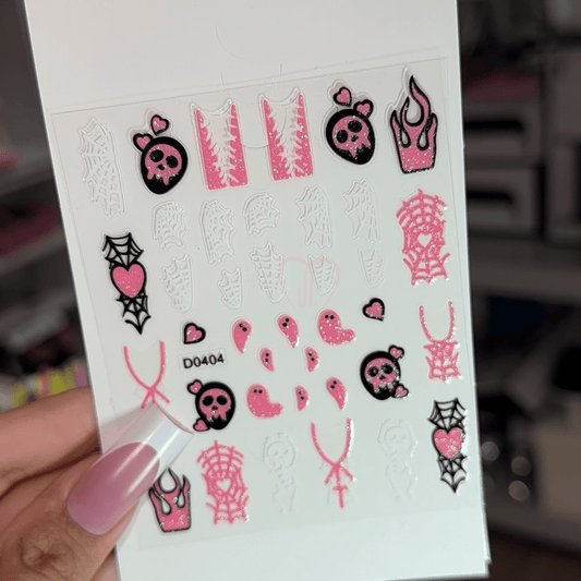 Halloween pink sticker -D0404 - JTessentials