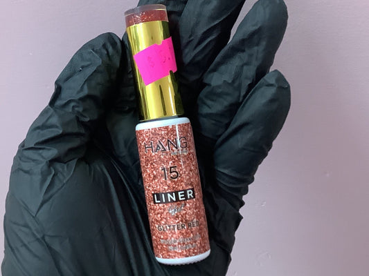 Hang glitter liner gel - 15 Glitter Red - JTessentials