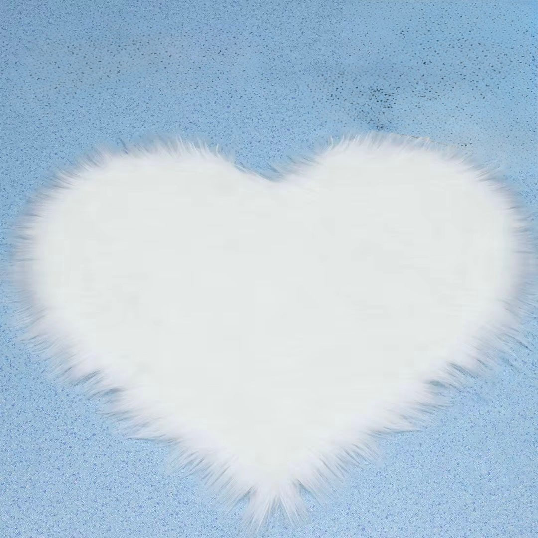 Heart fur mat - Photo backdrop - JTessentials