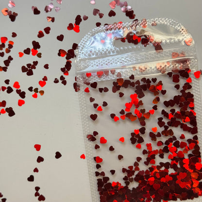 Heart Nail Art Encapsulation - 6 Colors (1 Bag Per Color) for Valentine’s Nail Art - JTessentials