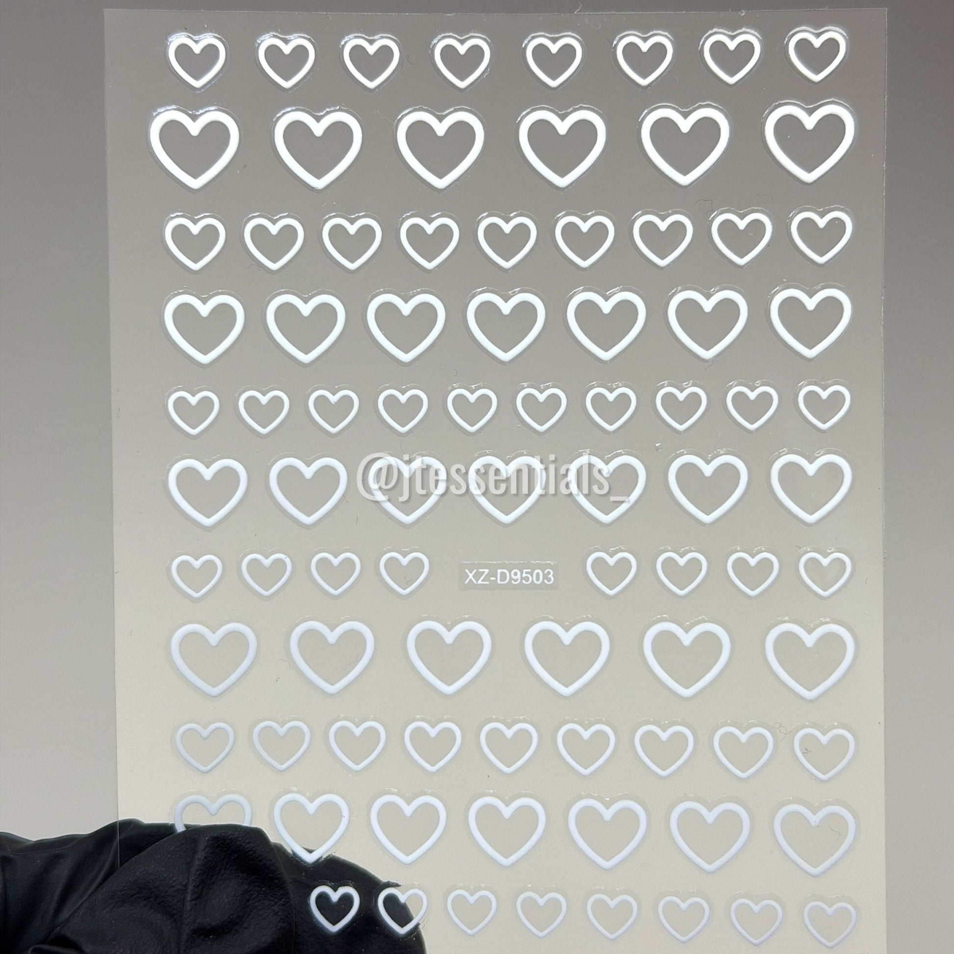 Heart Nail Stickers - 503 - JTessentials