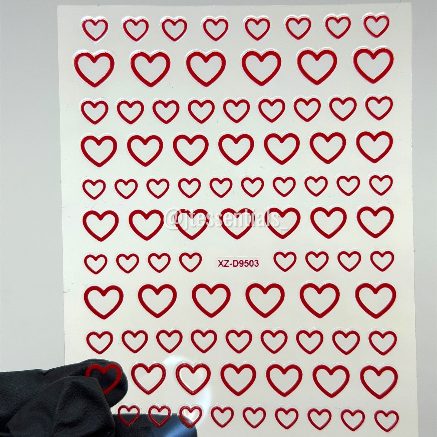 Heart Nail Stickers - 503 - JTessentials