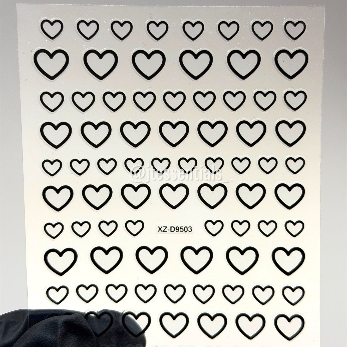 Heart Nail Stickers - 503 - JTessentials