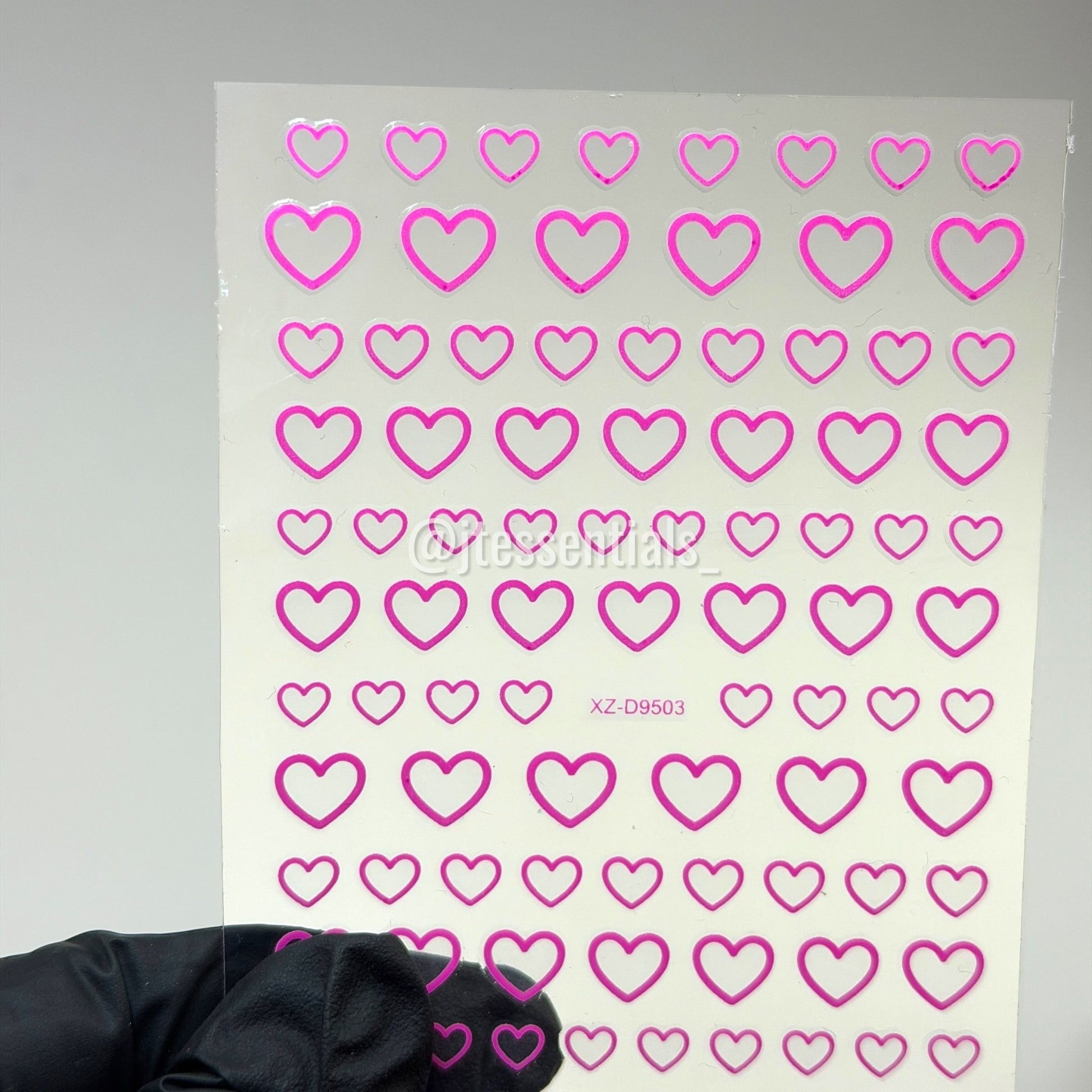Heart Nail Stickers - 503 - JTessentials