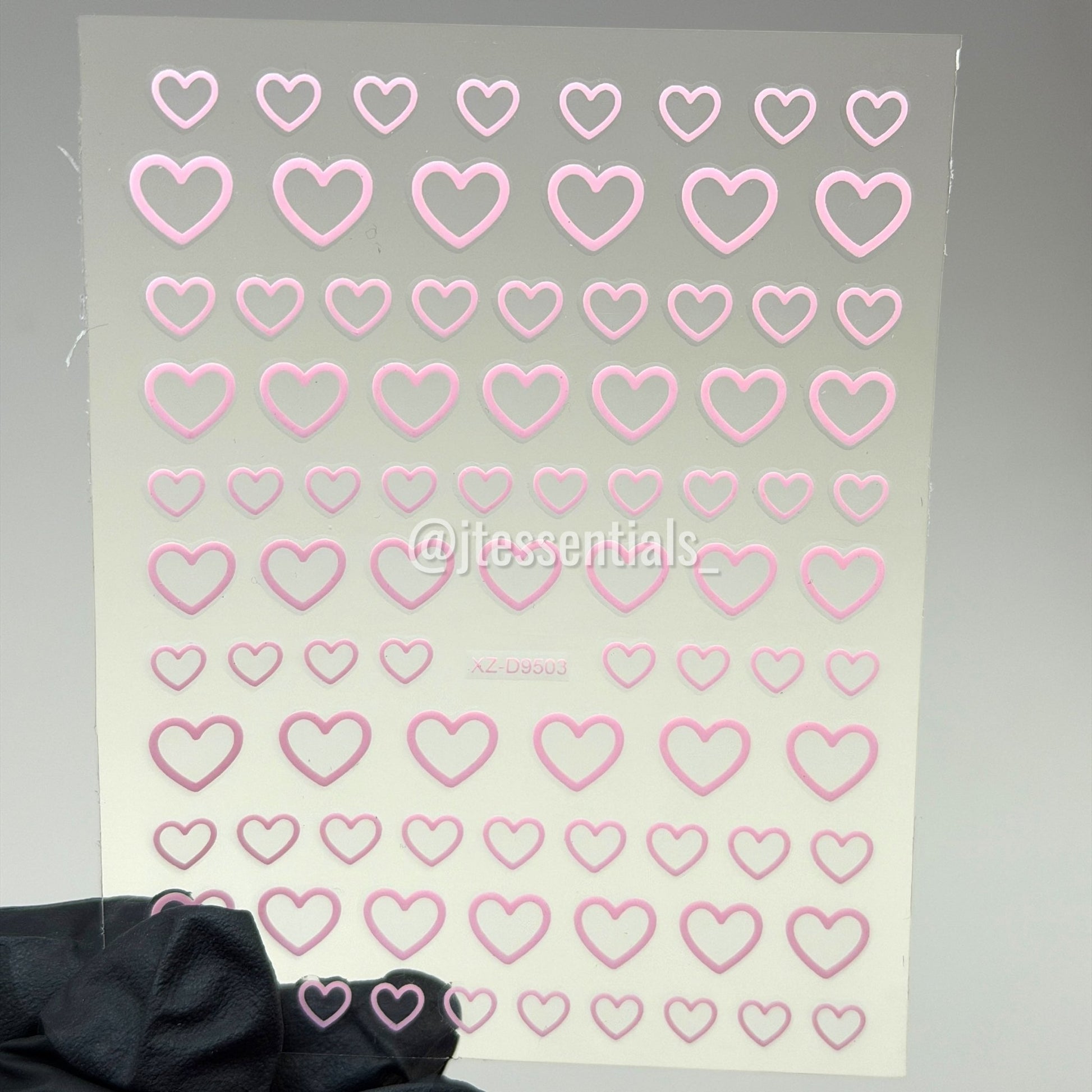 Heart Nail Stickers - 503 - JTessentials