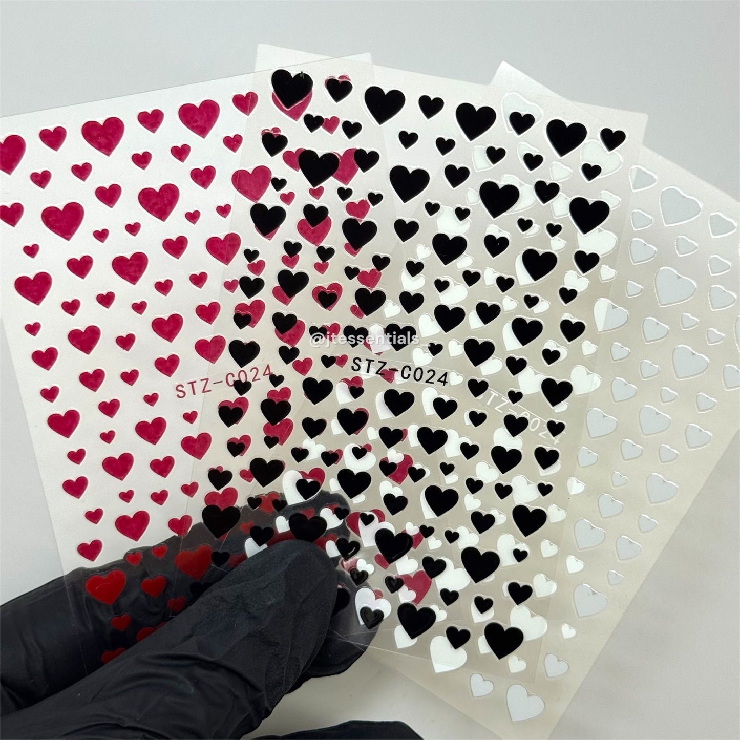 Heart Nail Stickers - C024 - JTessentials