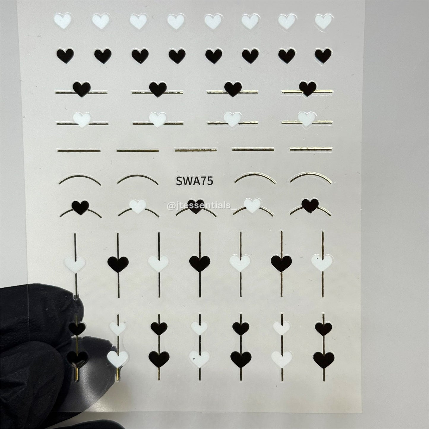 Heart Nail Stickers - SWA75 - JTessentials