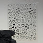 Heart Outline Nail Stickers - SWA175 - JTessentials