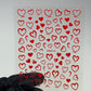 Heart Outline Nail Stickers - SWA175 - JTessentials