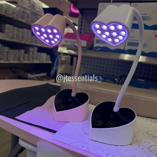 Heart Rechargeable Nail UV Lamp with Sensor – LED Gel Curing Lamp for Nail Extensions 30W - JTessentials